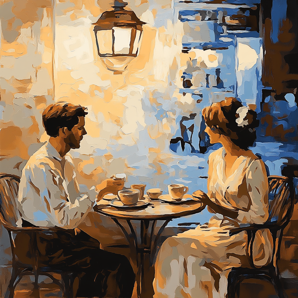 Édouard Manet Inspired Coffee Break Paint by numbers art