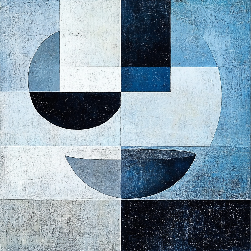 Kazimir Malevich Inspired Geometric Tranquility Paint By Numbers Kits