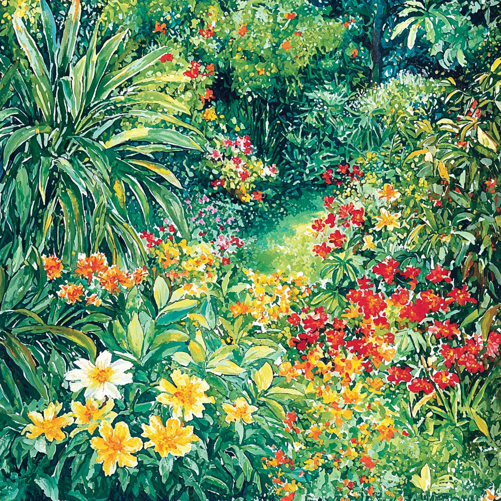 A Garden Of Gratitude Painting Number Kit