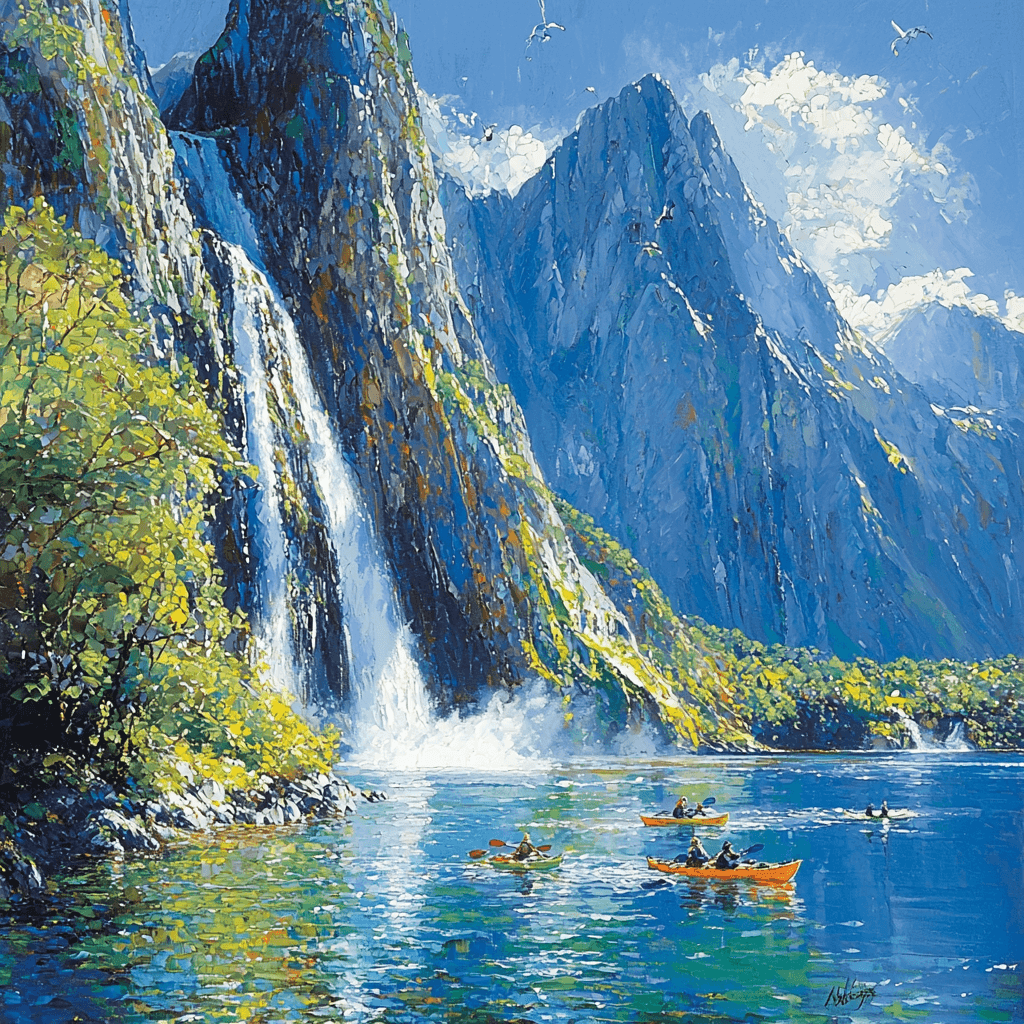 Fiordland National Park DIY Paint By Numbers