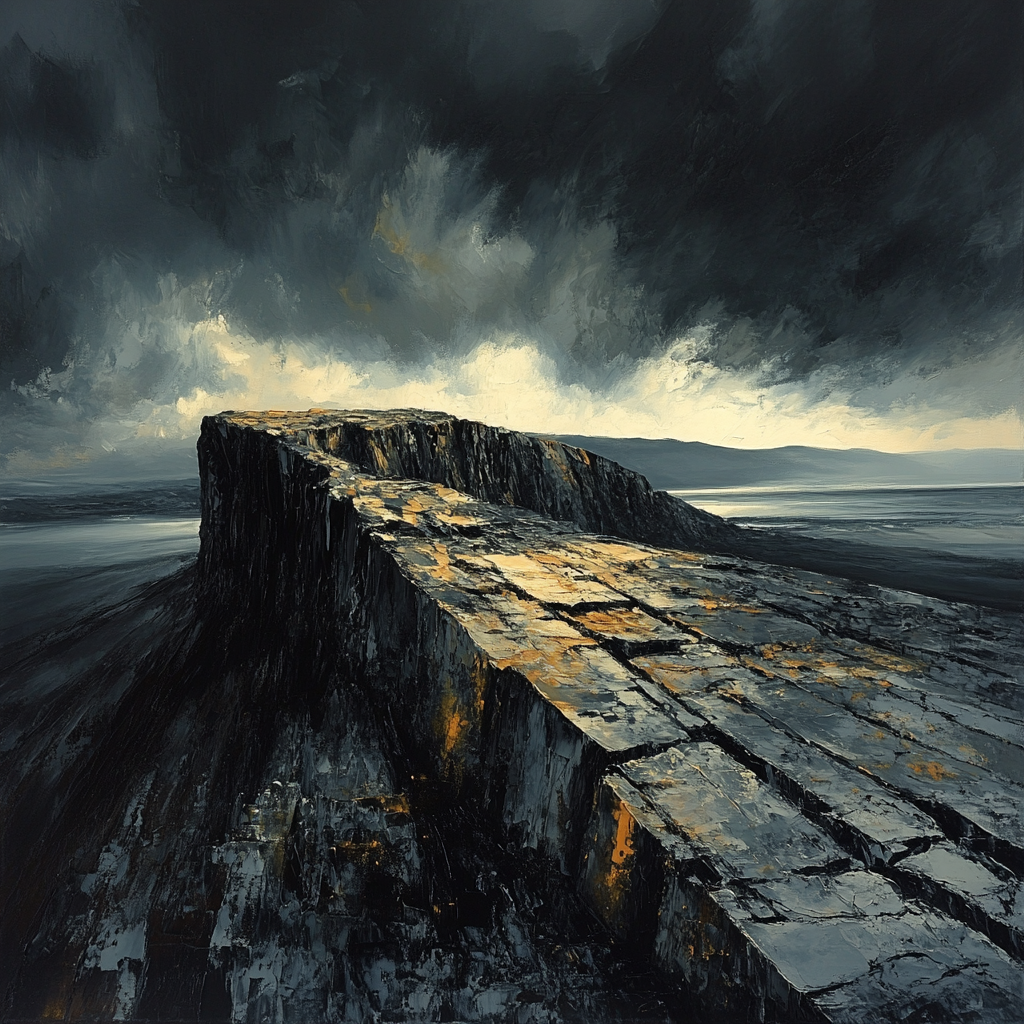 Francisco Goya Inspired Ominous Ridge And Ashen Sky Paint by numbers kits