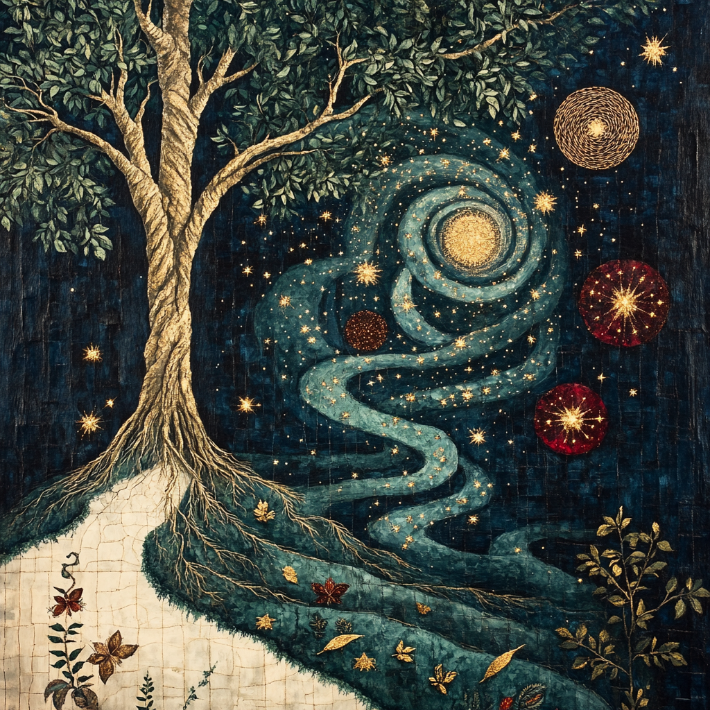 Frida Kahlo Inspired Rooted Cosmos Paint by numbers kits