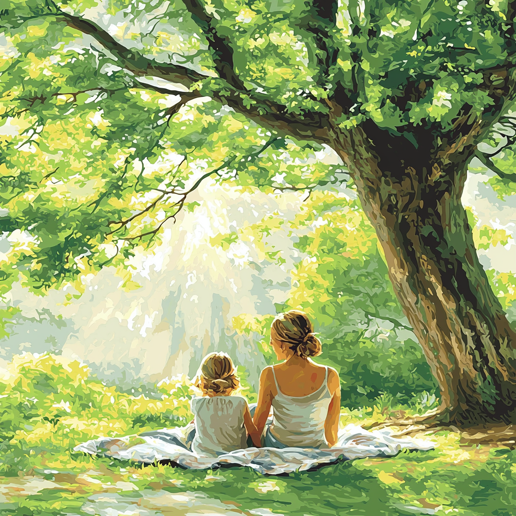 Under The Shade Of Love Paint By Numbers Kits