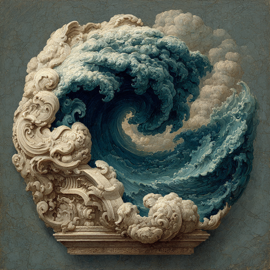 Michelangelo Inspired Spiral Nebula paint by numbers