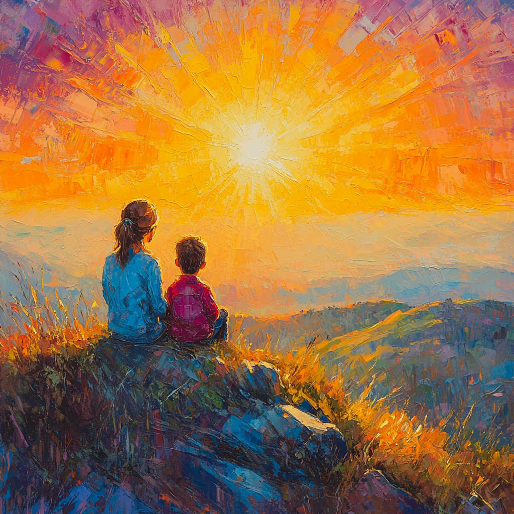 Sunrise Of Love Paint By Numbers Art