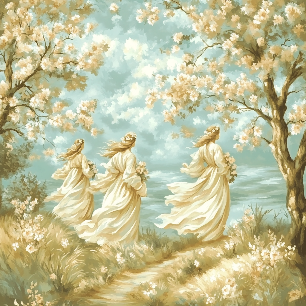 Botticelli Inspired Mythic Spring Paint by numbers kits