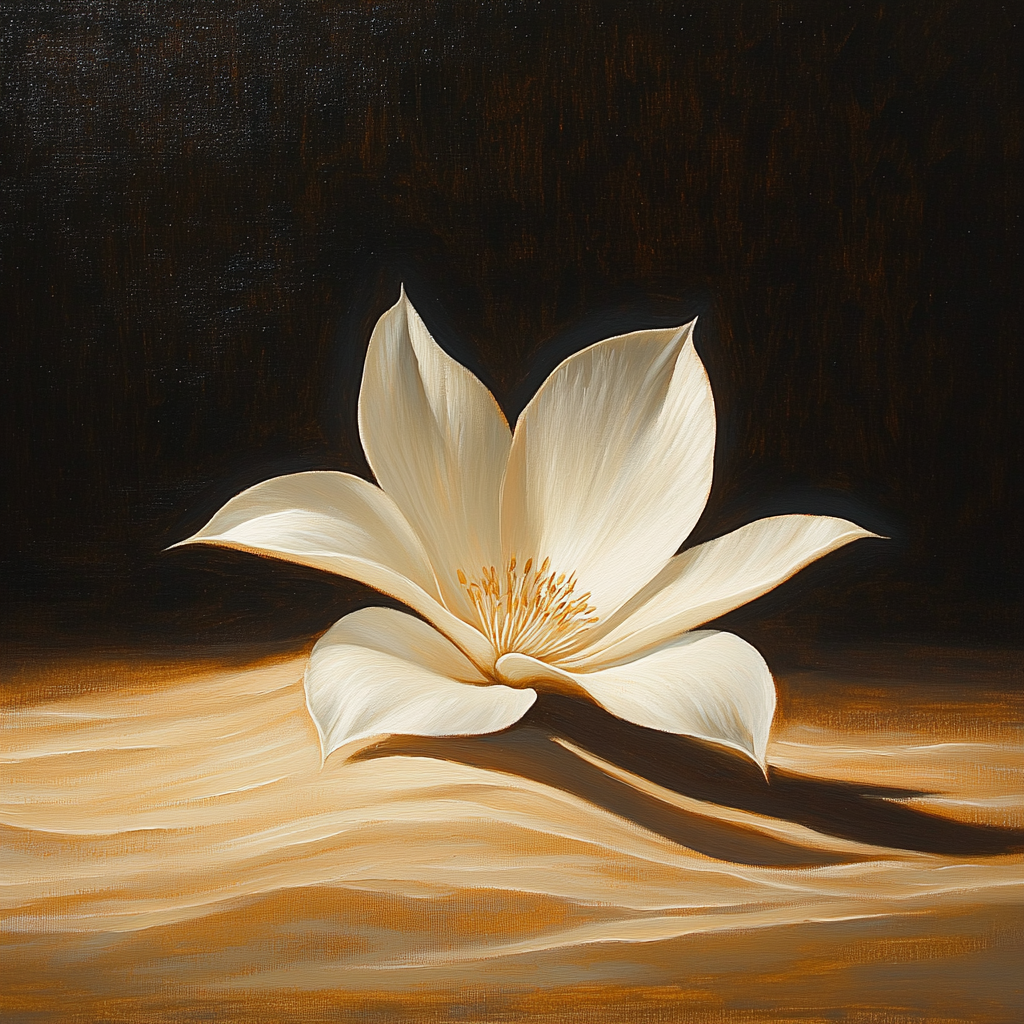 Caravaggio Inspired Desert Night Bloom DIY paint by numbers