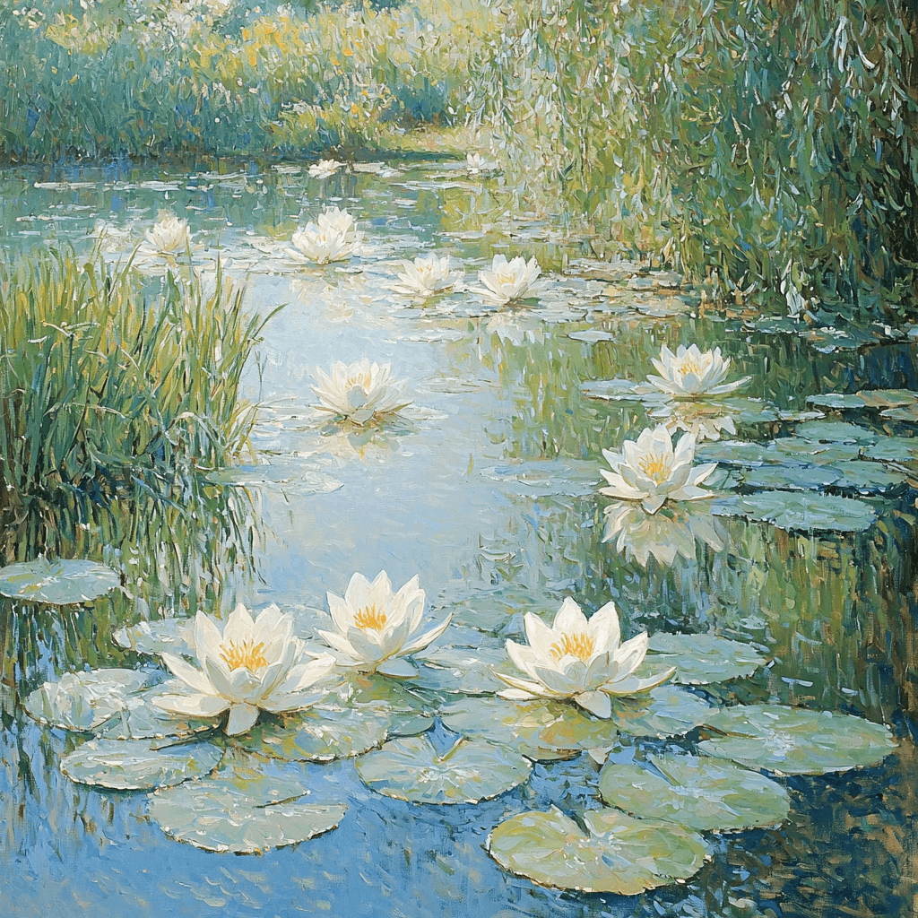 Claude Monet Inspired Monet's Serenity Painting By Numbers Kit