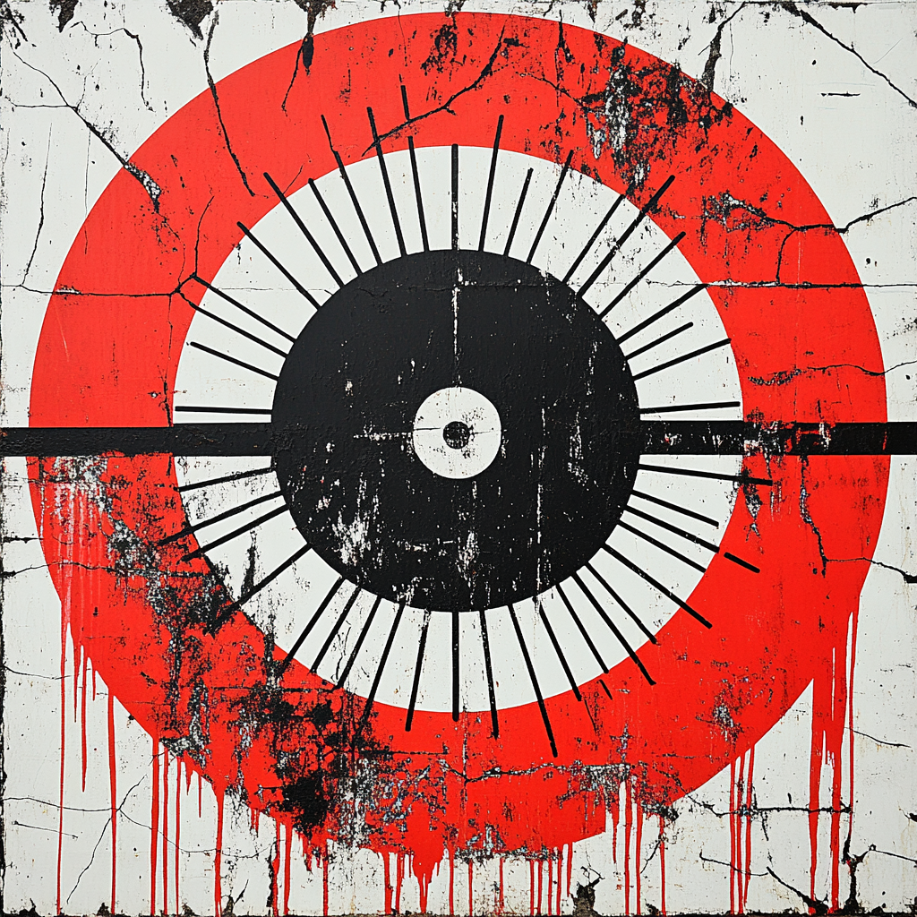 Banksy Inspired Surveillance Rings Paint by numbers kits