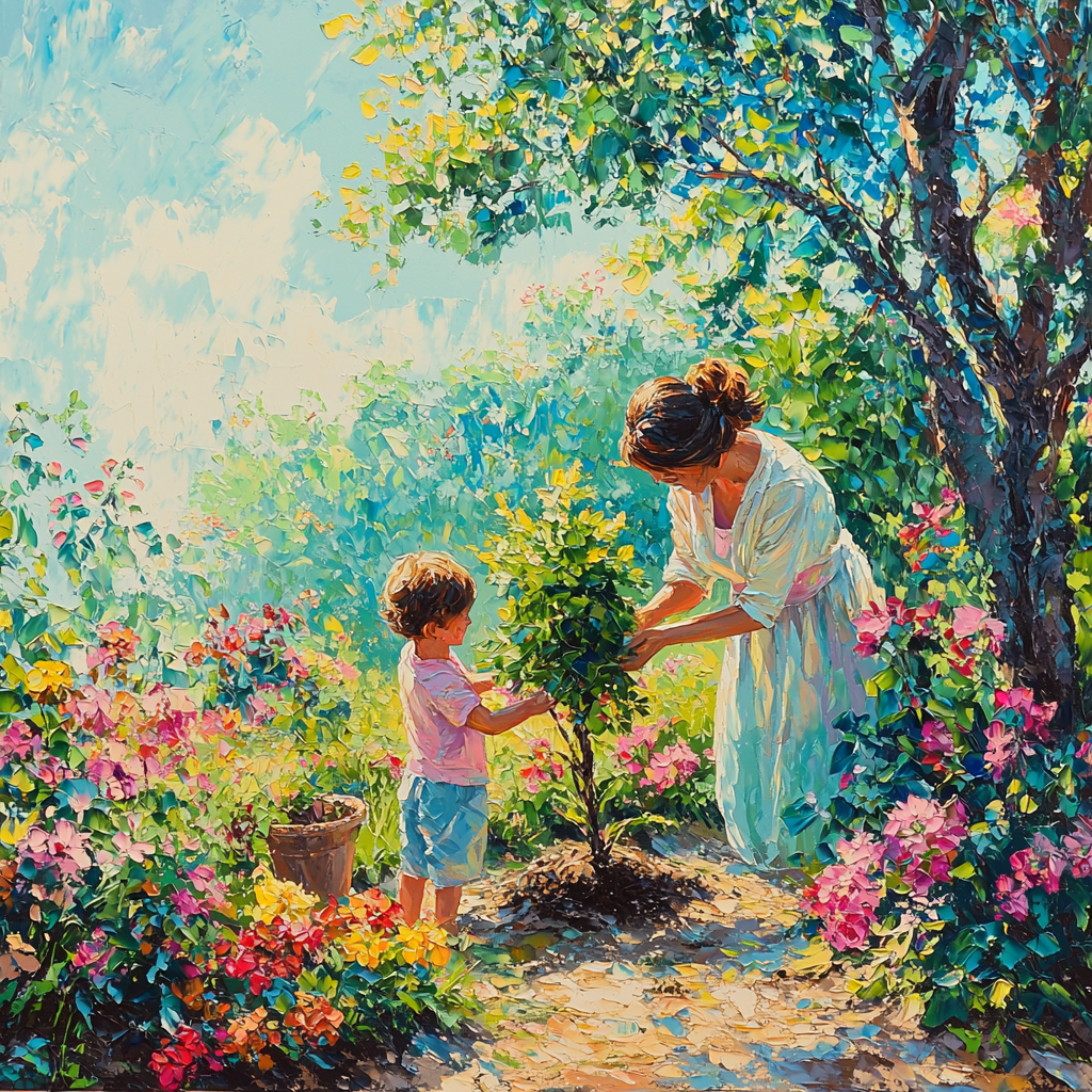 The Garden Of Gratitude Paint By Number