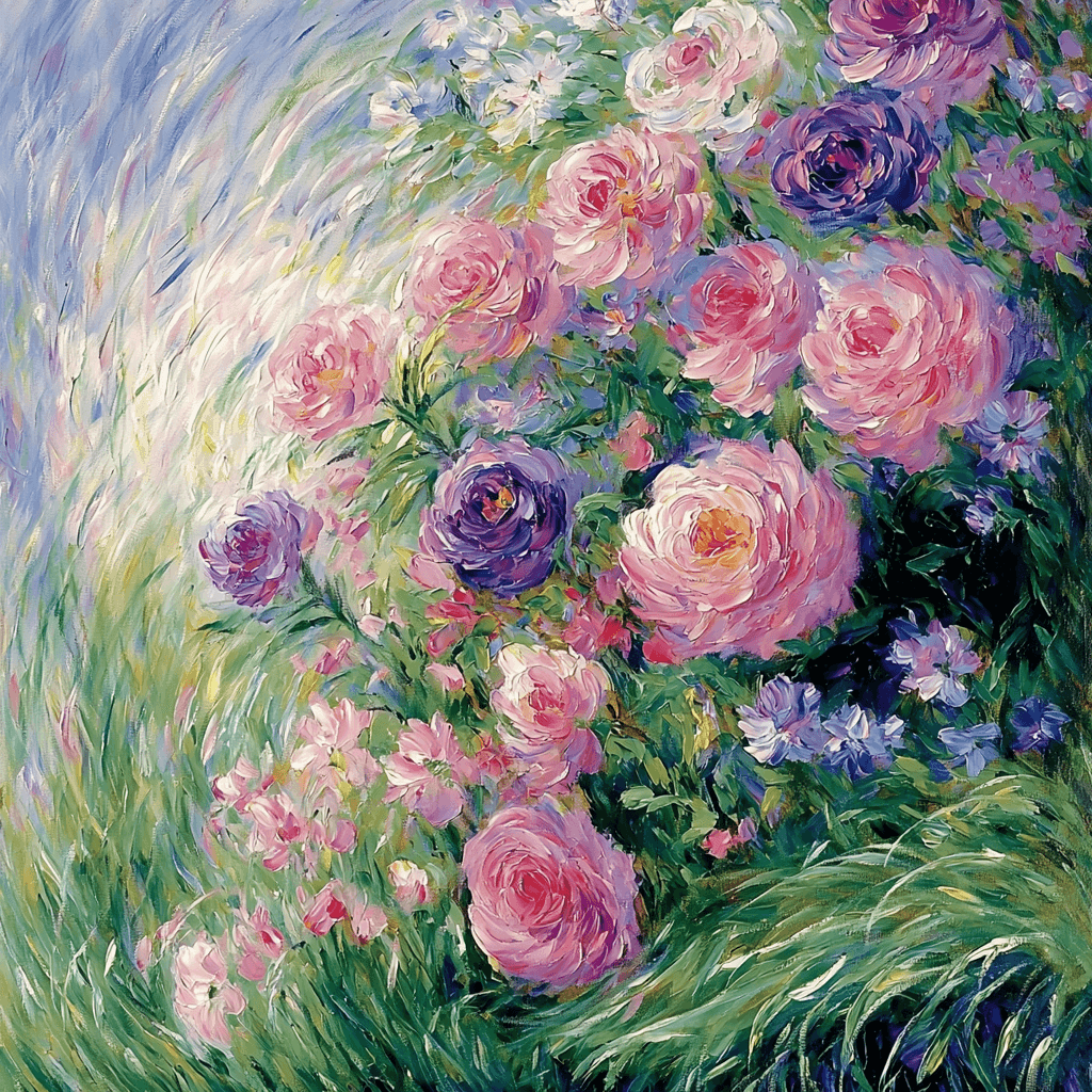 Pierre-Auguste Renoir Inspired Dance Of The Petals Paint By Numbers