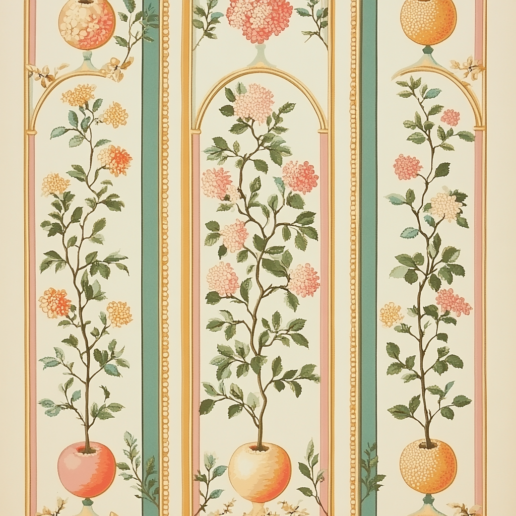 Alphonse Mucha Inspired Eternal Orchard paint by number