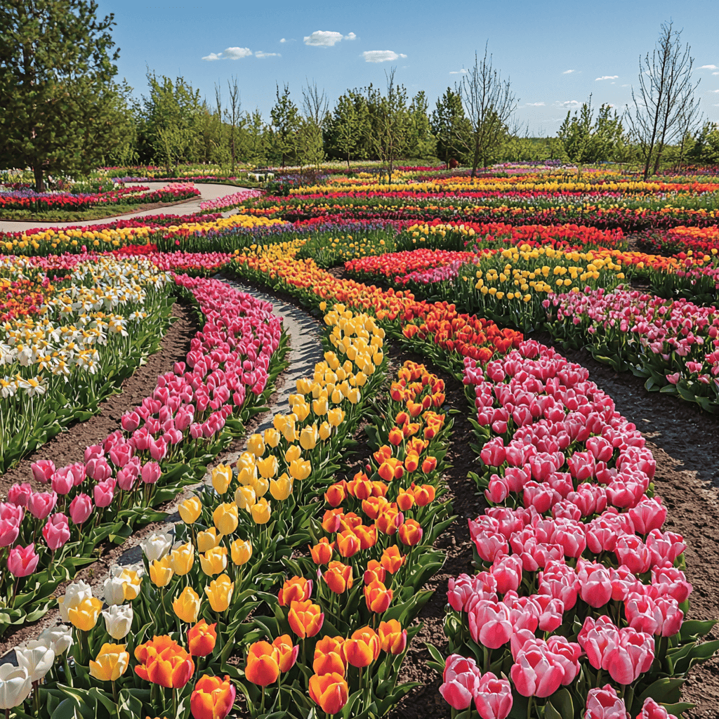 Keukenhof Gardens - Netherlands Paint By Numbers