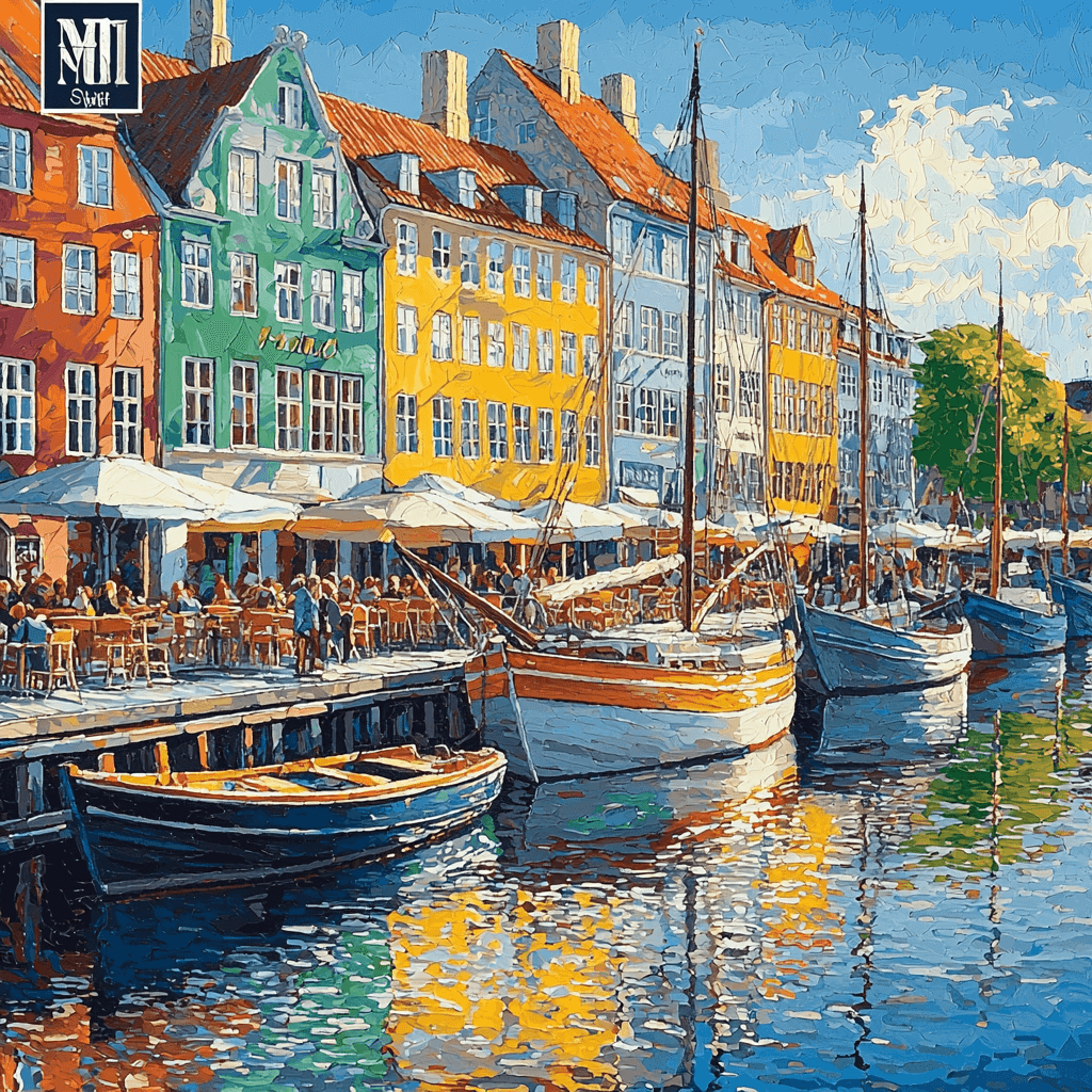Nyhavn Canal Paint By Color