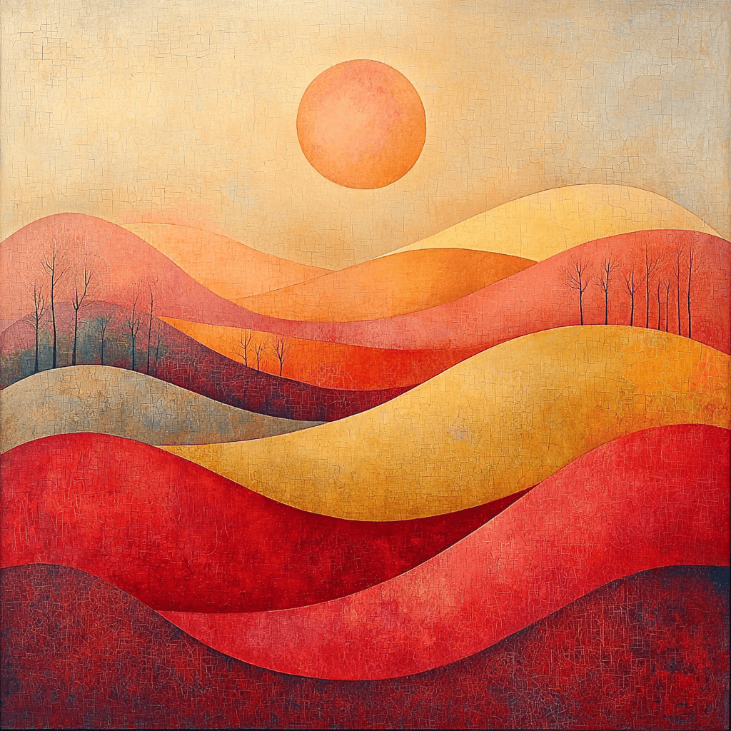 Paul Klee Inspired Whimsical Landscapes Paint By Numbers Art