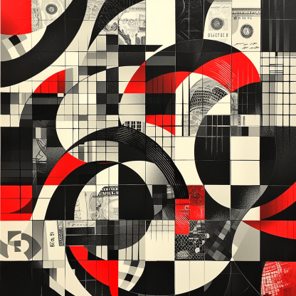 Banksy Inspired Economic Paradox Paint By Color