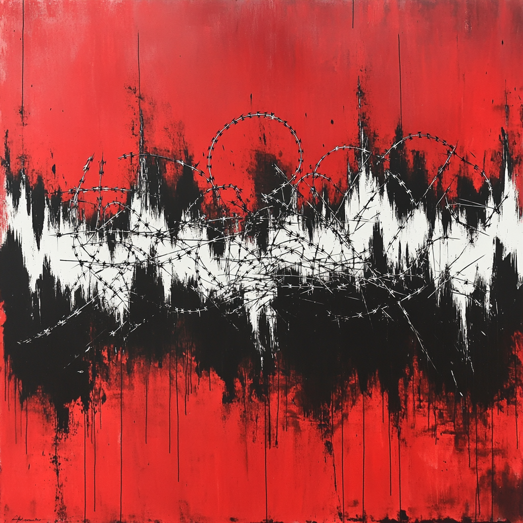 Banksy Inspired Wars Empty Echo painting number kit