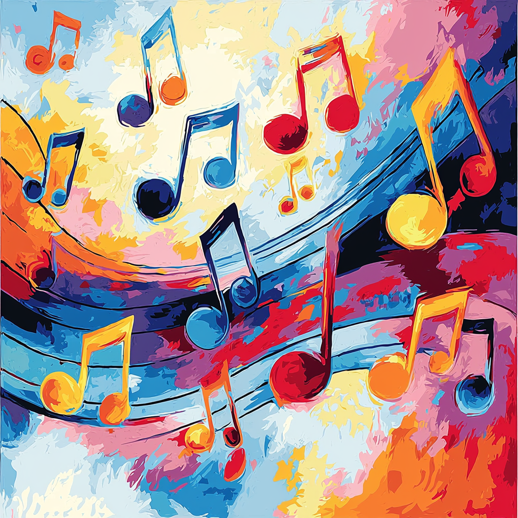 Songs Of Love Painting Number Kit