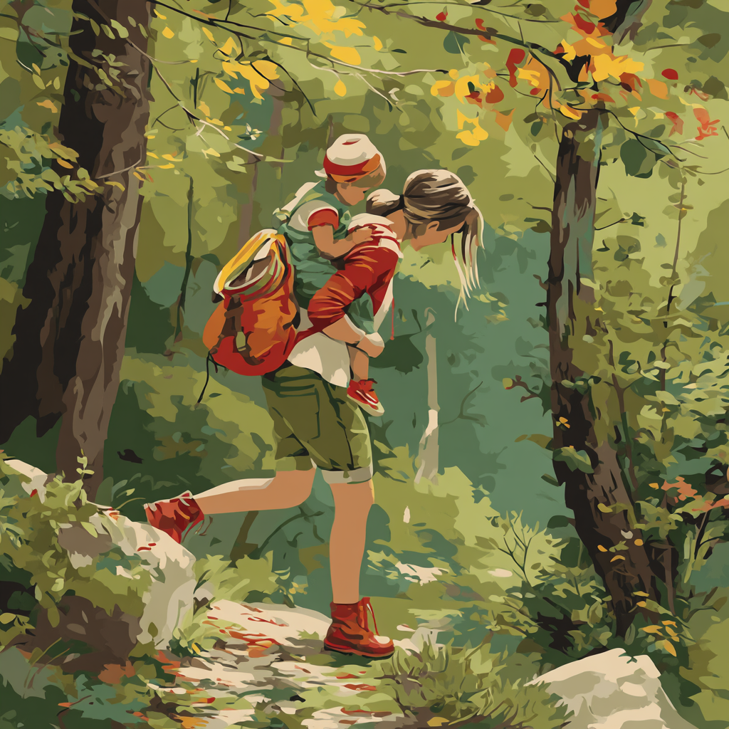 In The Arms Of Nature Painting Number Kit