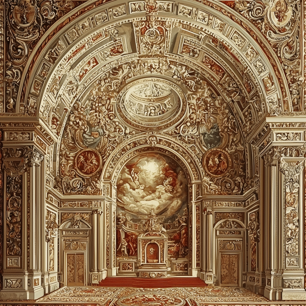 Raphael Inspired Intricate Renaissance Tapestry Painting By Numbers Kit