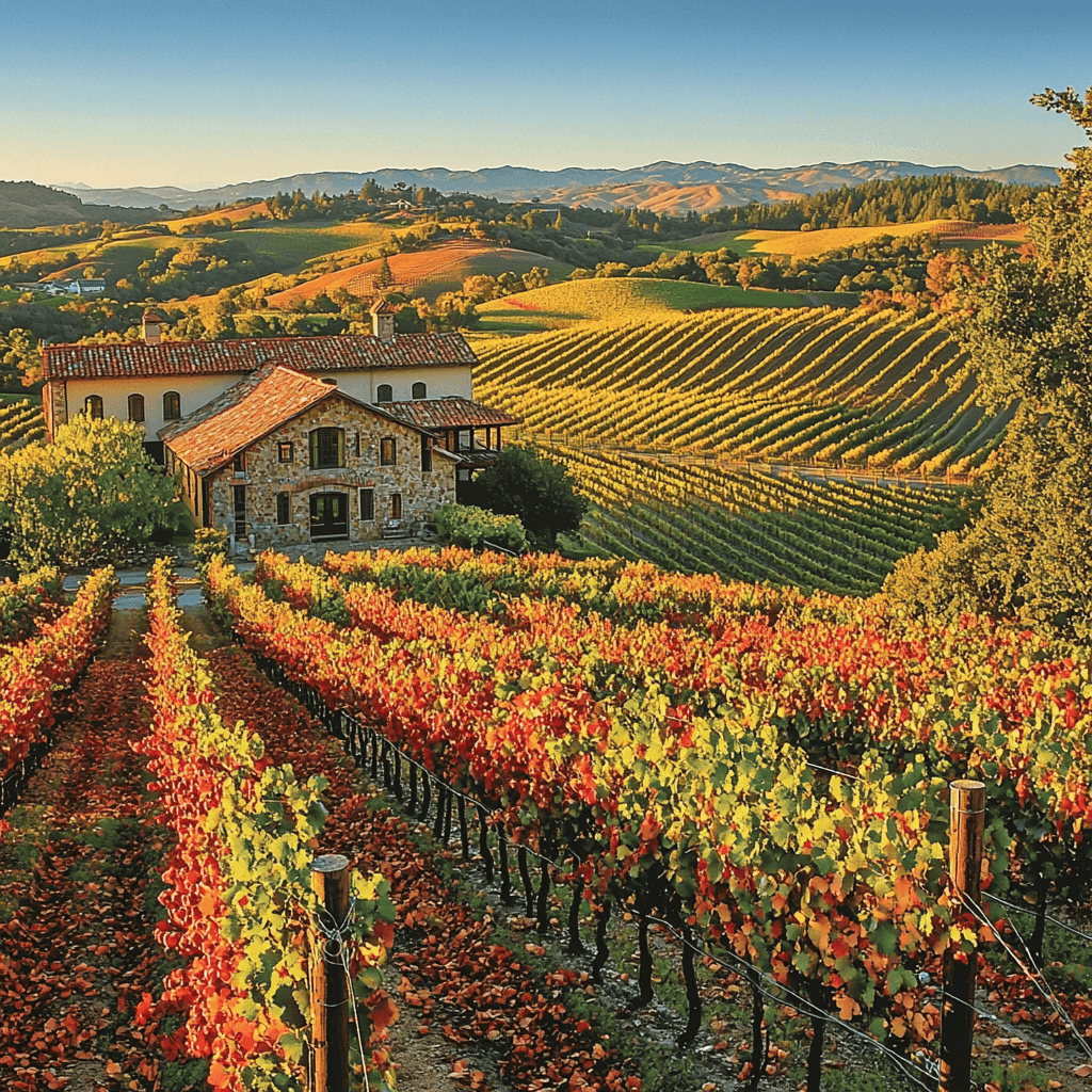 Napa Valley Vineyards - California, USA DIY Paint By Numbers