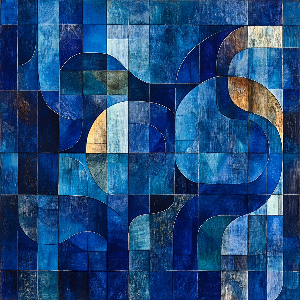 Paul Klee Inspired Mystical Geometry Painting Number Kit