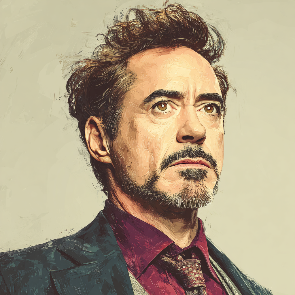 Robert Downey Jr.: Forging The Iron Legacy paint by numbers