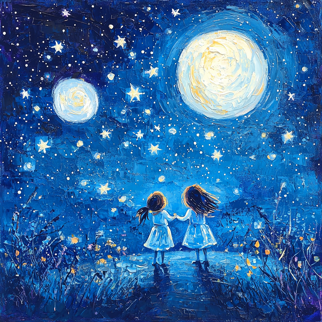 Painting The Stars Together Painting By Numbers Kit