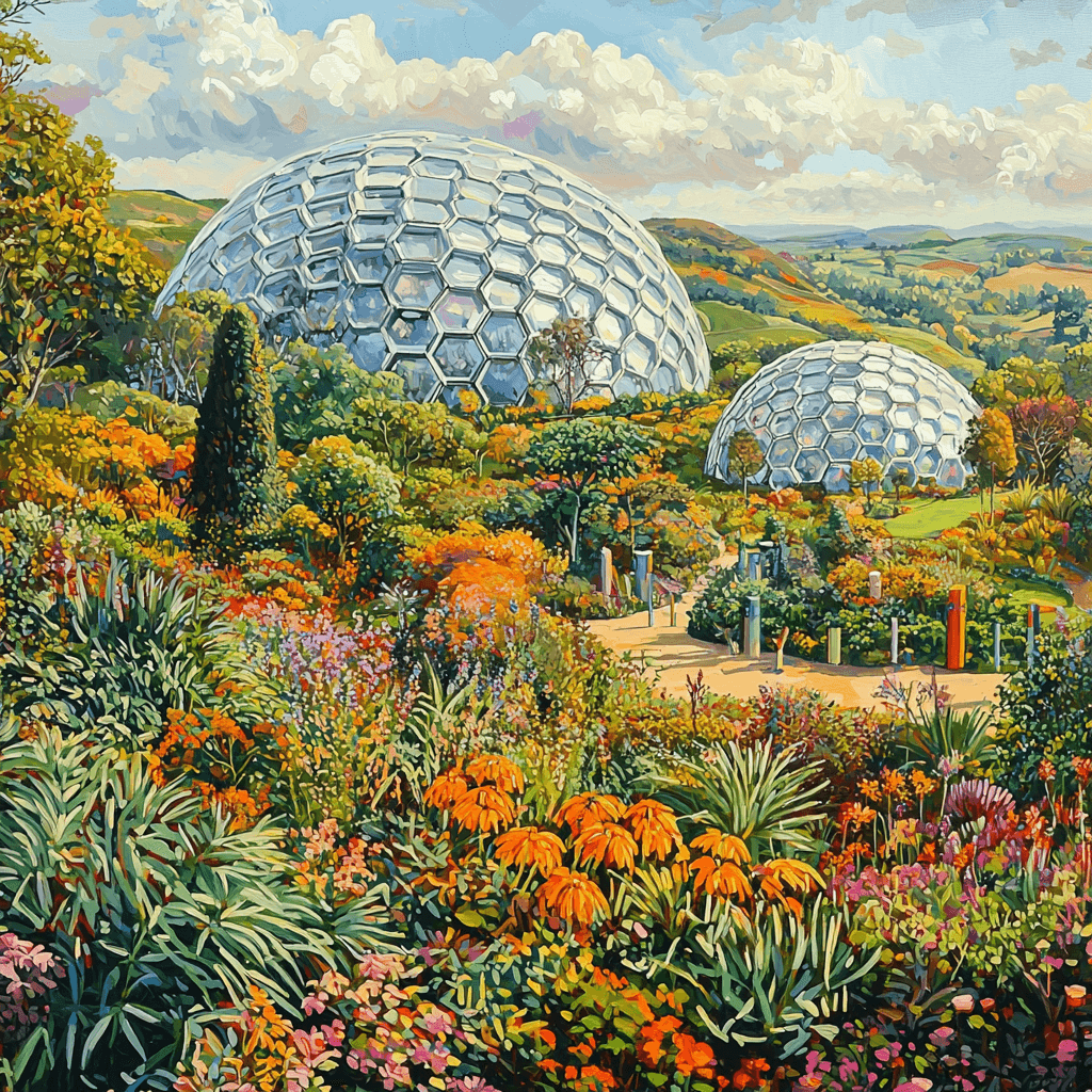 The Eden Project - Cornwall Painting By Numbers Kit