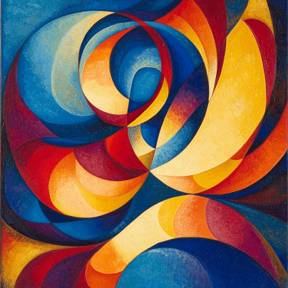 Wassily Kandinsky Inspired Fusion Of Time And Space DIY Paint By Numbers