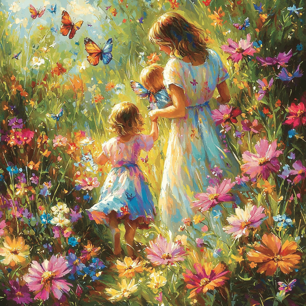 Mom's Magical Garden Paint By Numbers Kits