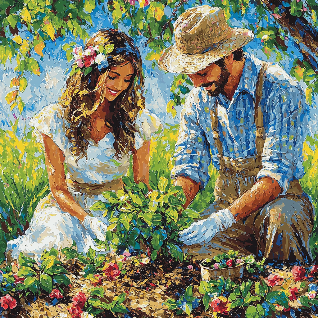 Mom's Garden Of Dreams Paint By Number