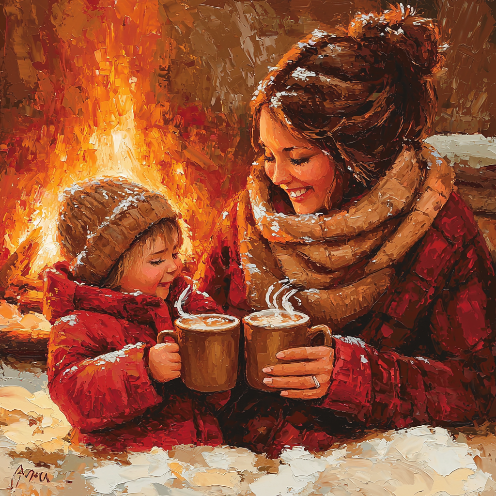 Warm Cocoa Tales Paint By Color