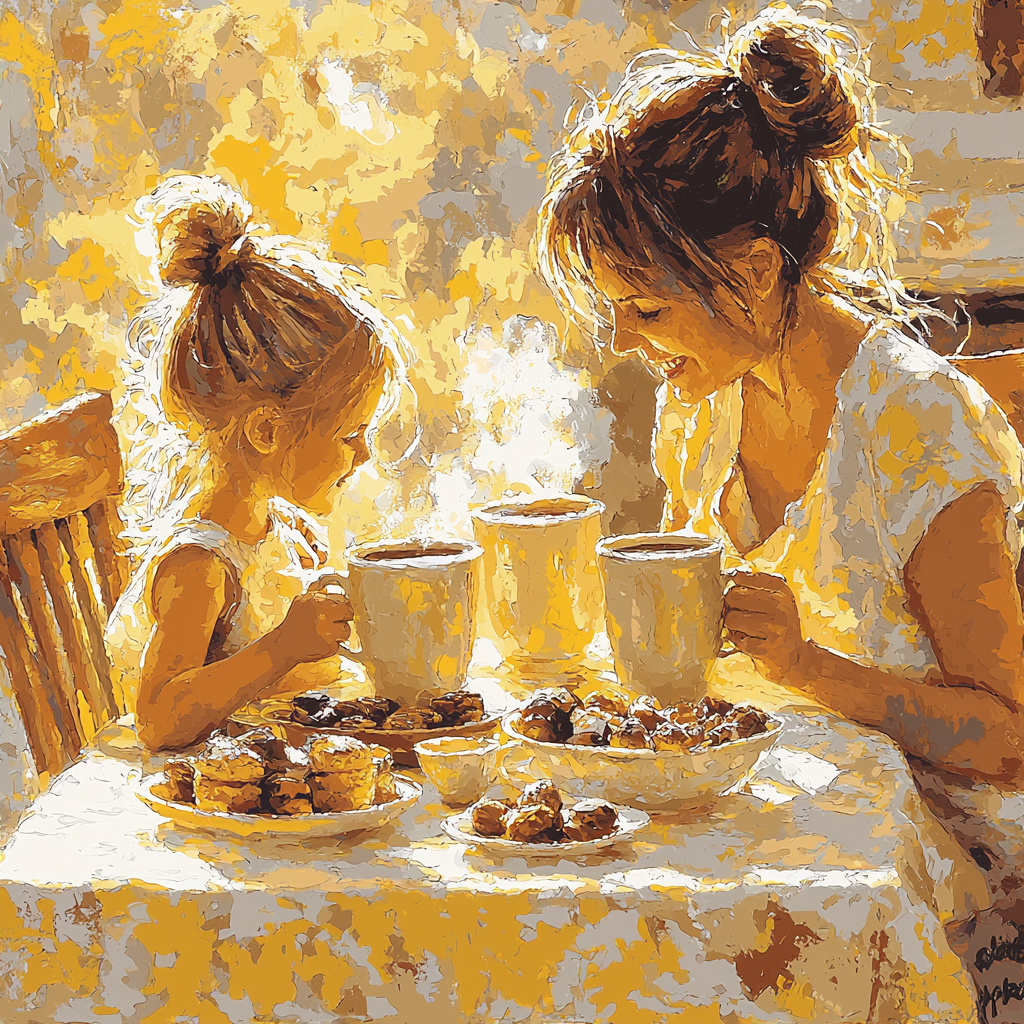 Morning Coffee Ritual Paint By Numbers