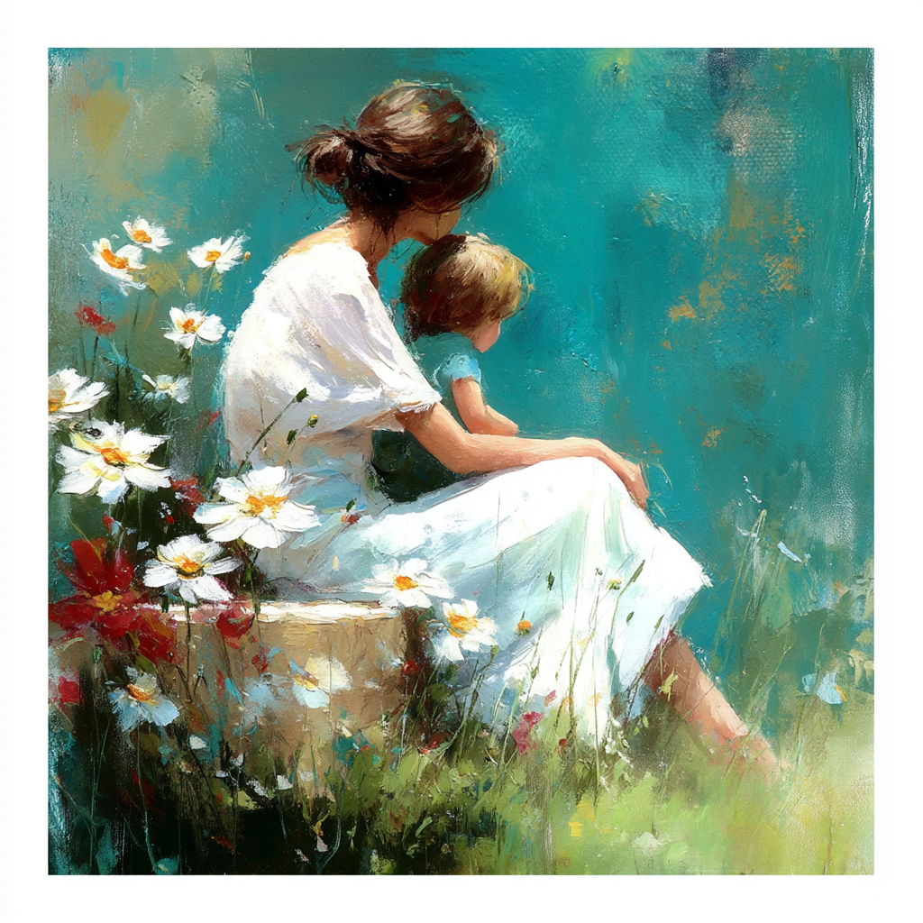 Lullabies In Bloom Paint By Numbers Art