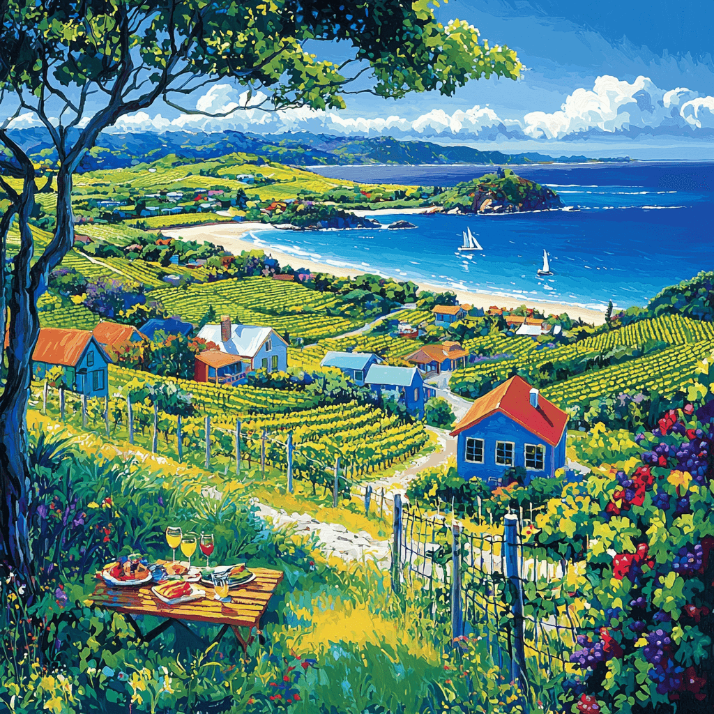 Waiheke Island - New Zealand Paint By Numbers Kits