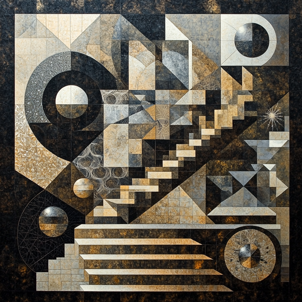 M.C. Escher Inspired Symmetry In Chaos Numbered Painting Kits