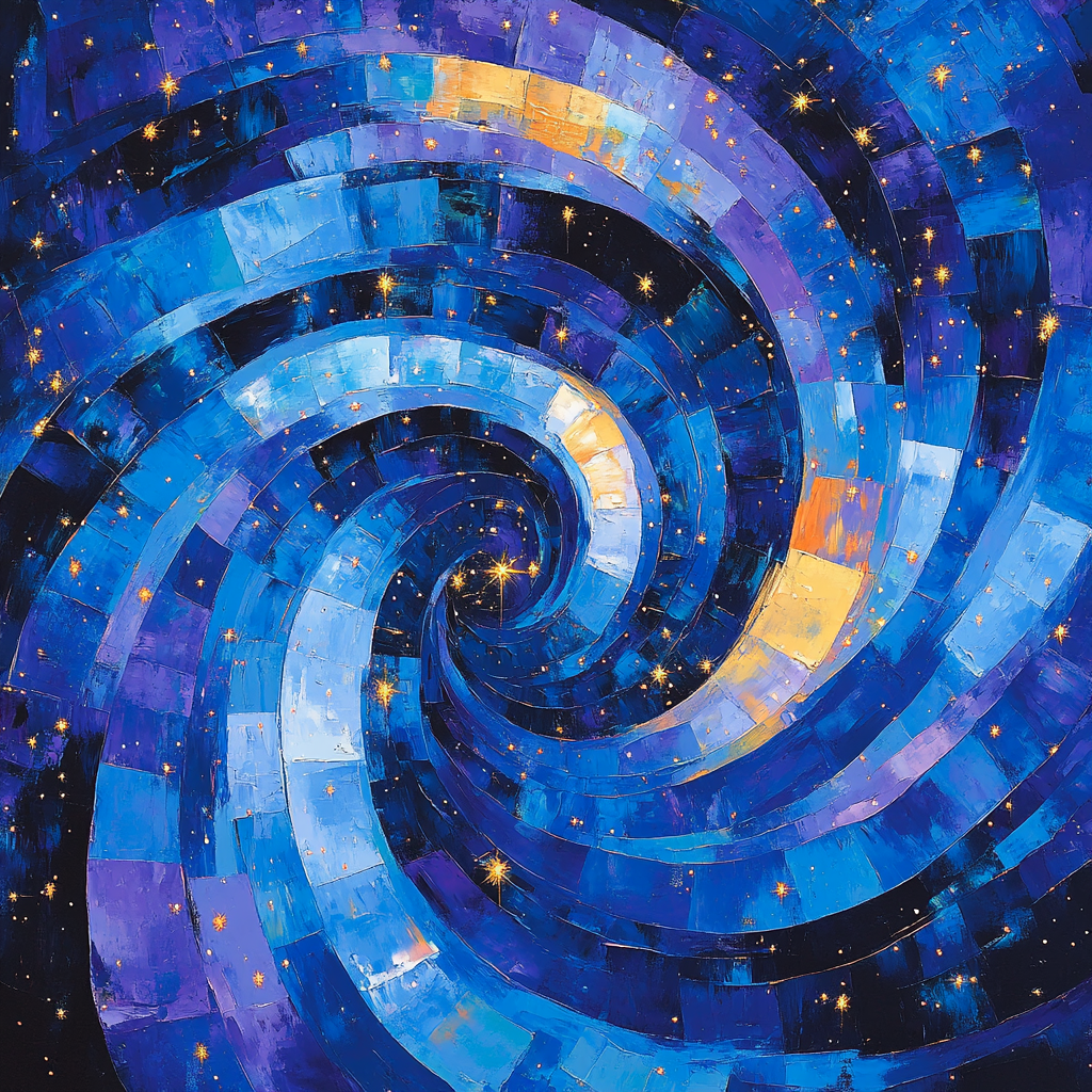 Jean-Michel Basquiat Inspired Cosmic Dreams paint by color