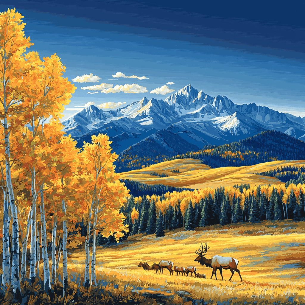 Rocky Mountain National Park - Colorado Paint By Numbers