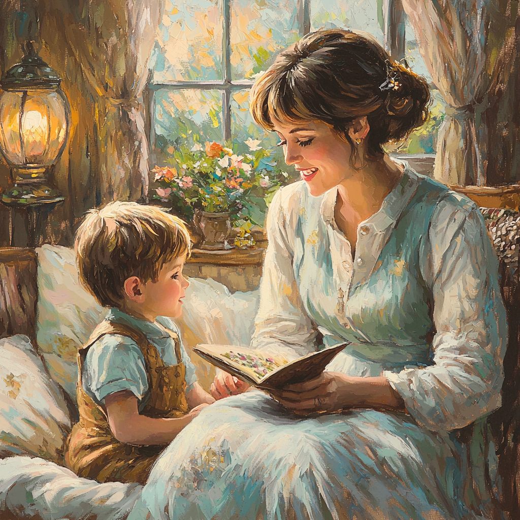 Mom's Cuddle Corner Paint By Numbers Kits
