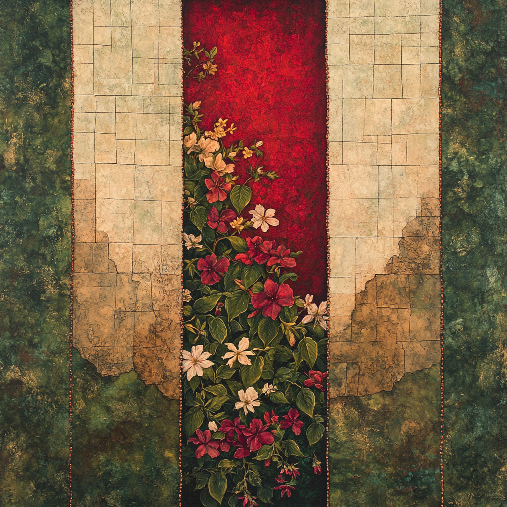 Frida Kahlo Inspired Wound Of Flowers Painting by numbers kit