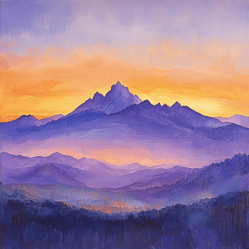 Paul Cézanne Inspired Twilight Harmony Paint By Numbers