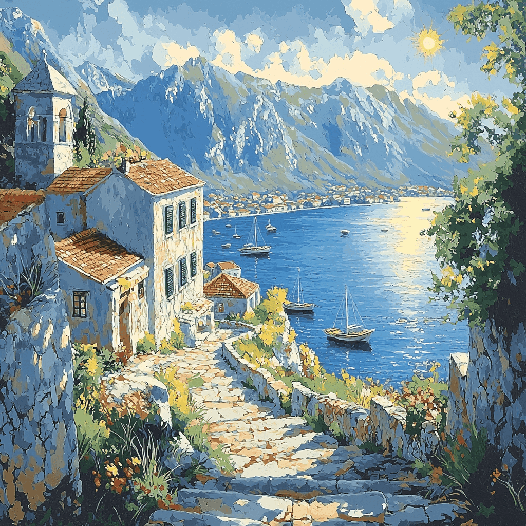 Montenegro Bay Of Kotor DIY Paint By Numbers