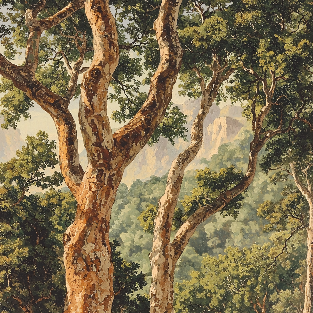 Michelangelo Inspired Silent Woods Paint By Number