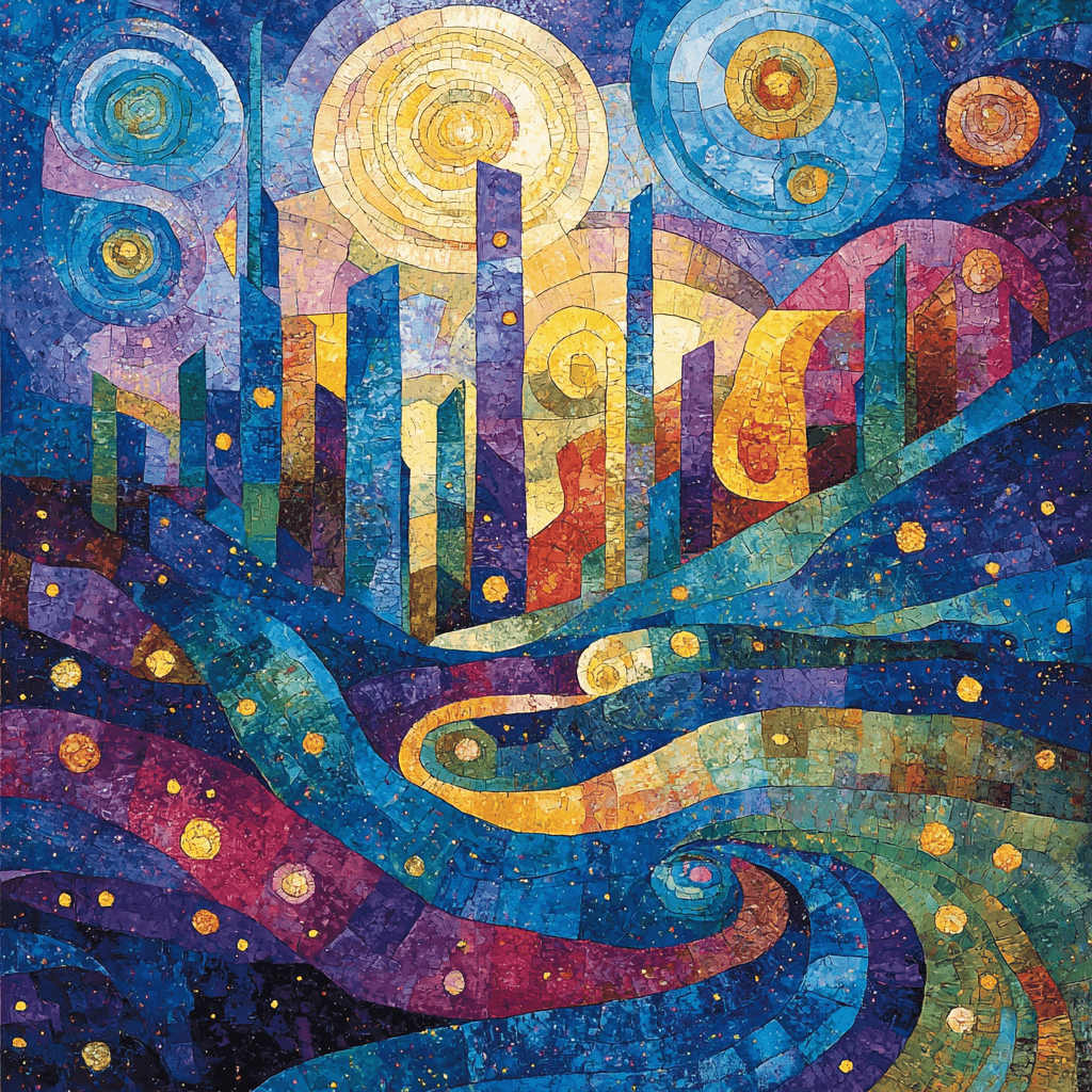 Paul Klee Inspired Cosmic Connections DIY Paint By Numbers