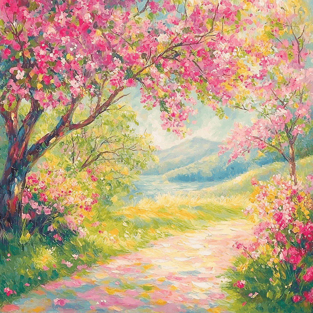 Pierre-Auguste Renoir Inspired Visions Of Spring Paint By Color