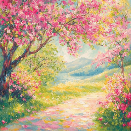Pierre-Auguste Renoir Inspired Visions Of Spring Paint By Color