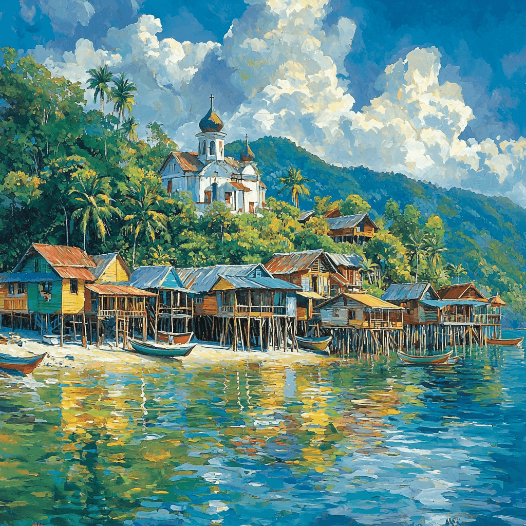 Chiloe Island Paint By Color