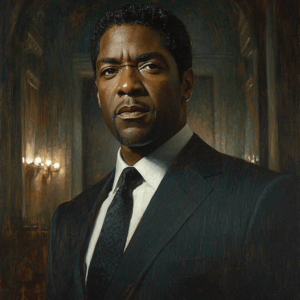 Denzel Washington: Master Of Cinematic Power Paint By Color
