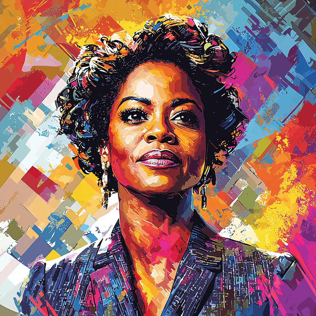 Viola Davis: The Essence Of Resilience As Annalise Keating Number Painting